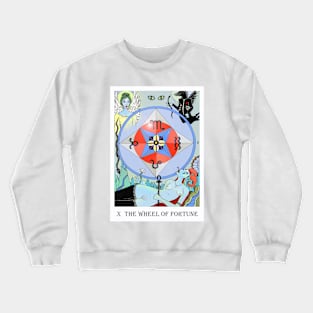 Tarot The wheel of fortune Crewneck Sweatshirt